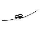 Светодиодный потолочный светильник 12W(LED), сталь, пластик, черный, пластик, белый, 4000K, 1450lm Eglo 901217 LUNGOLAGO