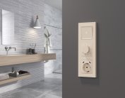 Комплект механизма электрической розетки 2USB С+C 20W (быстрая зарядка) с/з на винтовых зажимах 16A-250V ALFA Бежевый матовый Volt MA330510 QUANT