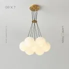 Люстра LILLIS BALL 7 ламп Lampatron lillis-ball-7 7613-21287