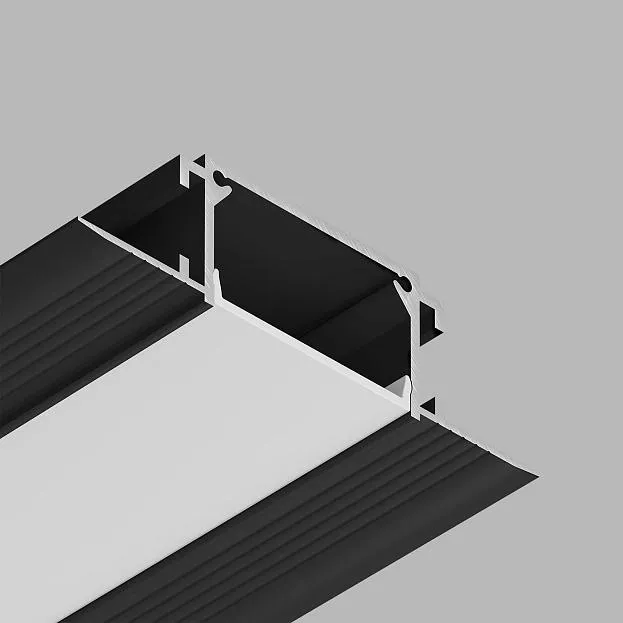 Встраиваемый профиль под шпаклевку 2,5м Ledron АВД-5607 Black