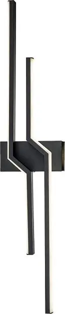 Настенный светильник Escada 10219/2LED Black Rail Настенный светильник Escada 10219/2LED Black Rail