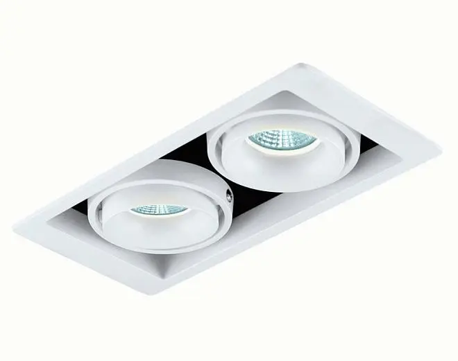 Встраиваемый светильник Donolux DL18615/02WW-SQ White/Black Встраиваемый светильник Donolux DL18615/02WW-SQ White/Black