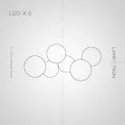 Бра BEA B COMBO 6 ламп Lampatron 6434-17360