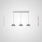 Готовая комбинация светильников TEODOR TRIO Цвет Хром Lampatron 7527-20985