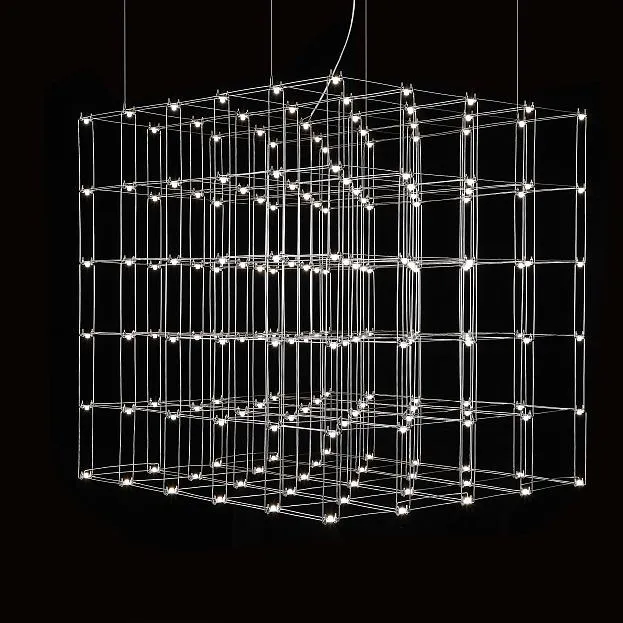 Подвесная Люстра Quasar Cosmos Square Led Pendant Light 100/100/100 By Imperiumloft 252291-22 Подвесная Люстра Quasar Cosmos Square Led Pendant Light 100/100/100 By Imperiumloft 252291-22