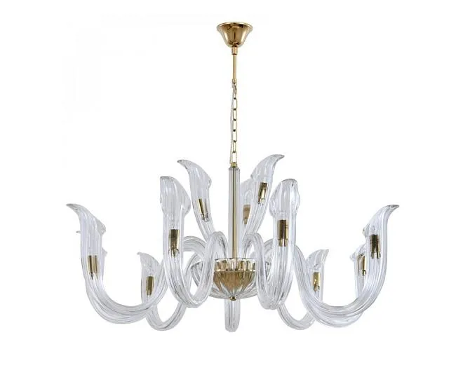 Люстра NEWPORT 3653+9/C gold LILIA