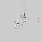 Подвесной светильник BUBBLE B BLACK LUX 2 подвеса Lampatron 8326-22694
