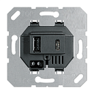 USB зарядное устройство, 3.1A тип A,С черный Donel DUSB3100ANC Европа