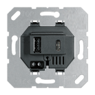 USB зарядное устройство, 3.1A тип A,С черный Donel DUSB3100ANC Европа