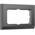 Рамка для двойной розетки (графит матовый) Werkel W0081864 Stark a063120