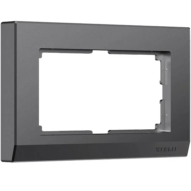 Рамка для двойной розетки (графит матовый) Werkel W0081864 Stark a063120