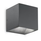 Уличный настенный светильник Ideal Lux Rubik AP1 Antracite 3000K 247083