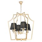 Подвесная люстра Lumina Deco LDP 1249-4 GD+BK Montero