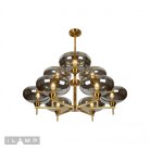 Подвесная люстра iLamp 6607/9 GD Rivoli