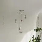 Бра JUBE WALL Хром+Коричневый. Тип А. Теплый свет Lampatron 8393-22992