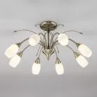 Потолочная люстра Eurosvet 30280/8 античная бронза Ginevra a043221