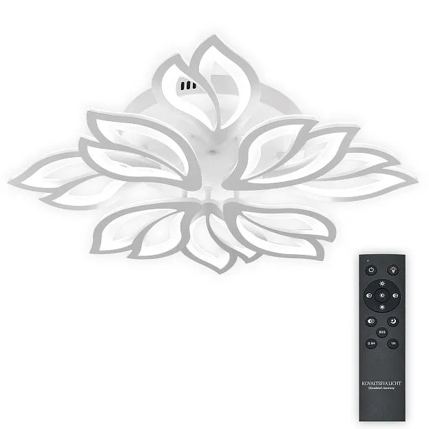 Потолочная люстра светодиодная с пультом Natali Kovaltseva LED LAMPS 85003 Sand Ii