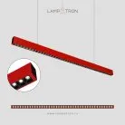 Реечный, рядный светильник VOX Тип С. Размер S. Цвет красный Lampatron 8726-24484