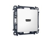 Комплект механизма розетки HDMI 2.0 Ambrella Volt MA134010 QUANT