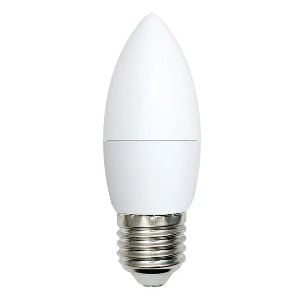 Лампочка светодиодная Volpe LED-C37-9W/NW/E27/FR/NR картон Лампочка светодиодная Volpe LED-C37-9W/NW/E27/FR/NR картон
