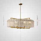 Люстра ADINA CH 10 ламп Lampatron 5957-15826