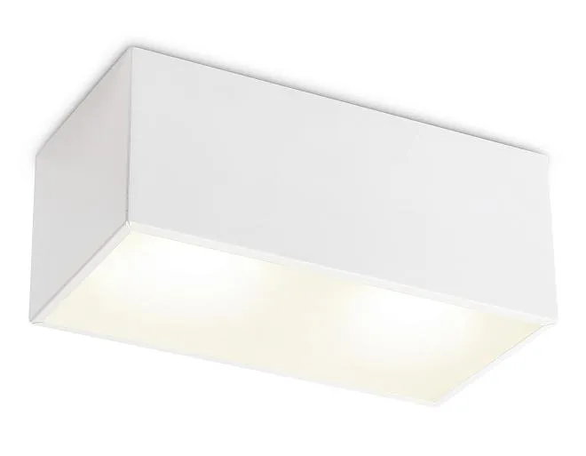 Потолочный светильник Ambrella light TN6534/2 WH белый IP44 GX53/2 200*100*80