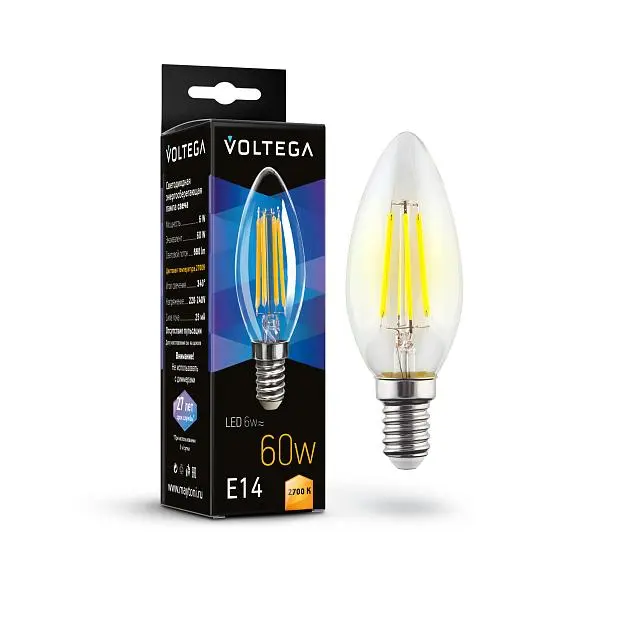 Лампа Voltega 7197 Candle 6W