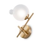 Настенный светильник (бра) Freya FR5374WL-01BS Flaty