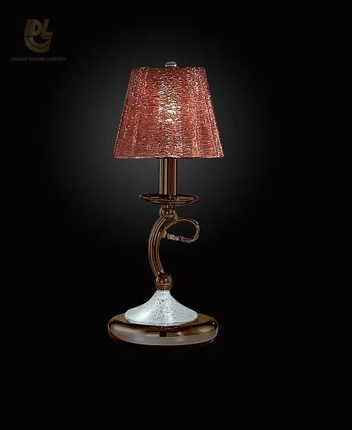 Настольная лампа Reccagni Angelo 301/1L Marrone, Brown Rossella