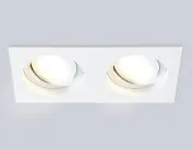 Встраиваемый светильник Ambrella light TN102759/2 WH белый IP20 GU5.3/2 200*100*32