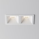 Встраиваемый светильник Maytoni DL043-02-10W4K-SQ-W-1 Alfa LED