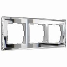 Рамка на 3 поста Werkel W0031220 (зеркальный) a051019 Diamant