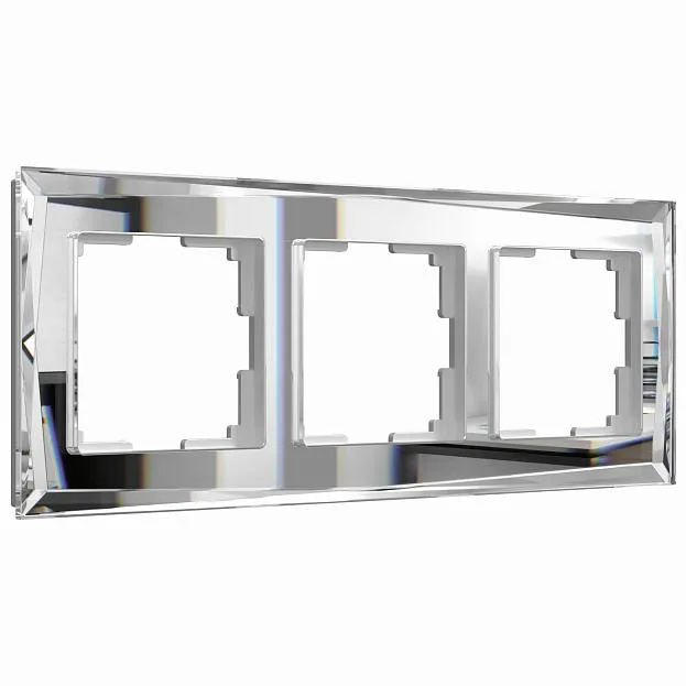 Рамка на 3 поста Werkel W0031220 (зеркальный) a051019 Diamant Рамка на 3 поста Werkel W0031220 (зеркальный) a051019 Diamant