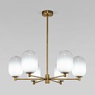 Потолочный светильник со стеклянными плафонами Eurosvet 60161/6 латунь Loona a065611