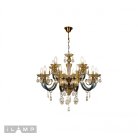 Подвесная люстра iLamp 61081-8+4 BR Asia
