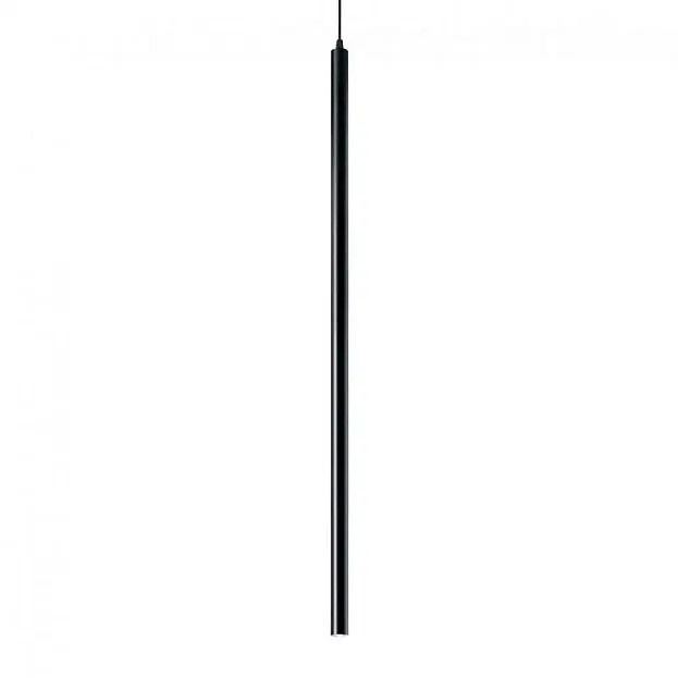 Подвесной светильник Ideal Lux 142913 ULTRATHIN SP D100 ROUND NERO