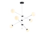 Подвесной светильник WH/BK белый/черный G9/6 max 10W D970*830 Ambrella light TR2512/6