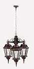 Уличный светильник подвесной Oasis Light 91470M/3 cover Gb ромб ASTORIA 2M