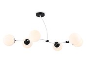 Подвесной светильник WH/BK белый/черный E27/6 max 60W 1160*600*450 Ambrella light TR2552/6