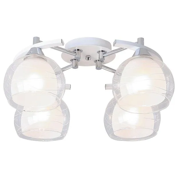 светильник потолочный, E27, 4x60W Velante 277-107-04 Современный стиль