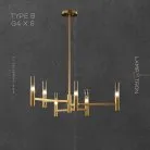 Люстра INGARDA Тип B. 6 ламп Lampatron f-ingarda-b-6 6304-16975