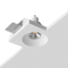 Встраиваемый гипсовый светильник под сменную лампу LeDron LUMI SQ1 105x113 D72
