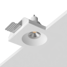 Встраиваемый гипсовый светильник под сменную лампу LeDron LUMI SQ1 105x113 D72