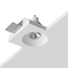 Встраиваемый гипсовый светильник под сменную лампу LeDron LUMI SQ1 105x113 D72