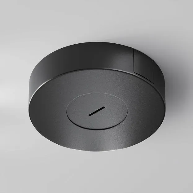 Потолочная чаша накладная с коннектором питания черная комплект Maytoni TRA130SC-1B A Accessories for system Parity