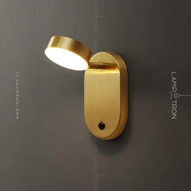 Бра KAPPA B Цвет Латунь Lampatron 5297-13559 Бра KAPPA B Цвет Латунь Lampatron 5297-13559