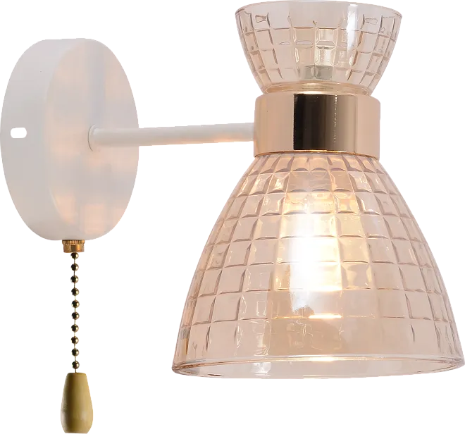 Бра светильник с выключателем 1 х Е27 60 Вт модерн Rivoli 9182-401 Frances