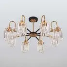 Потолочная люстра Eurosvet 70090/8 черный a045145 Tenia