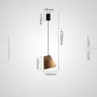 Подвесной светильник ANGE Тип B. Цвет светлое дерево Lampatron ange-b-lightwood 9024-25672
