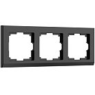 Рамка на 3 поста Werkel W0031808 (черный матовый) Stark a050925